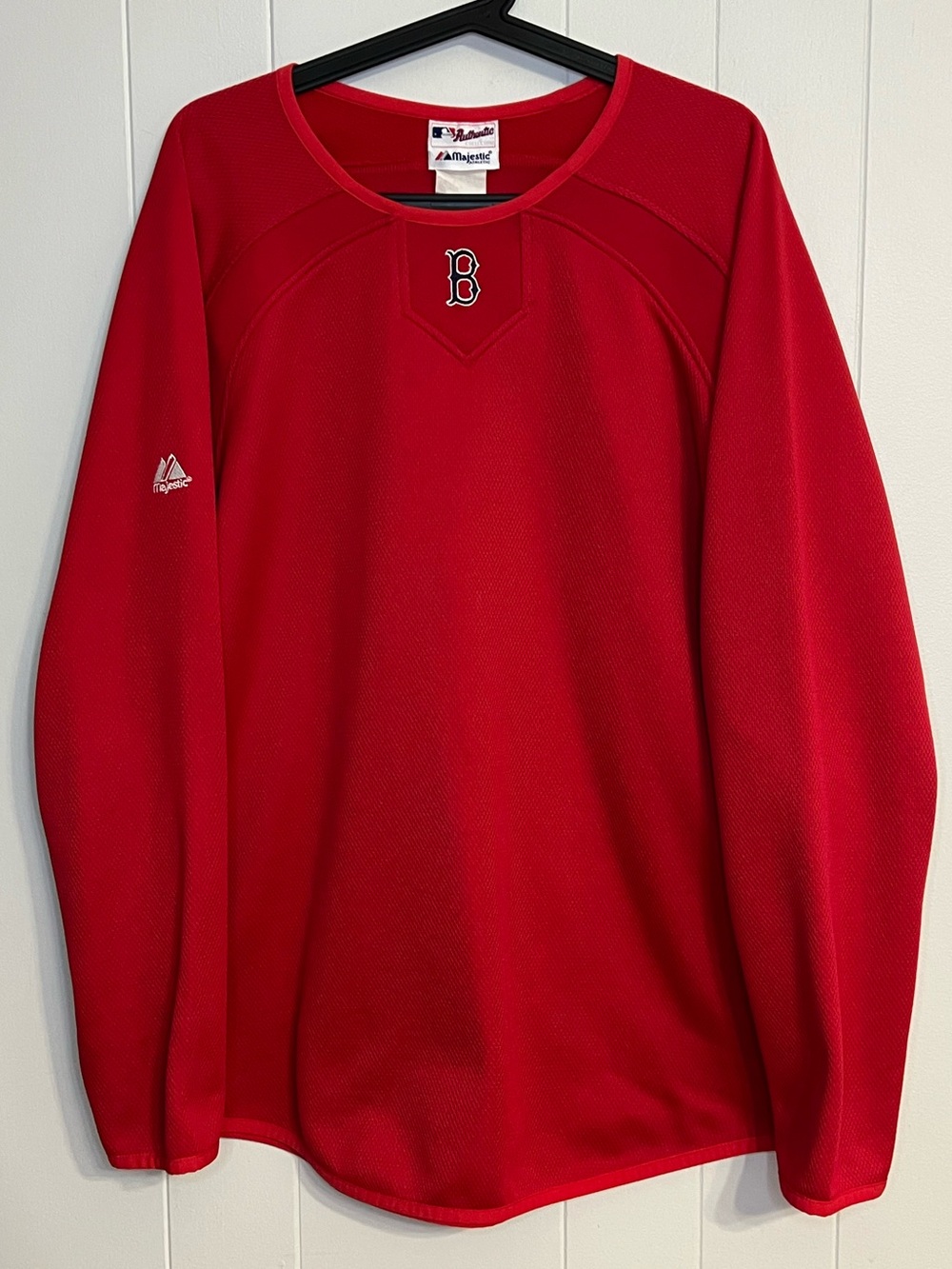 Majestic Boston Red Sox Therma Base Pitchers Warmup Pullover Size XL Year 2007